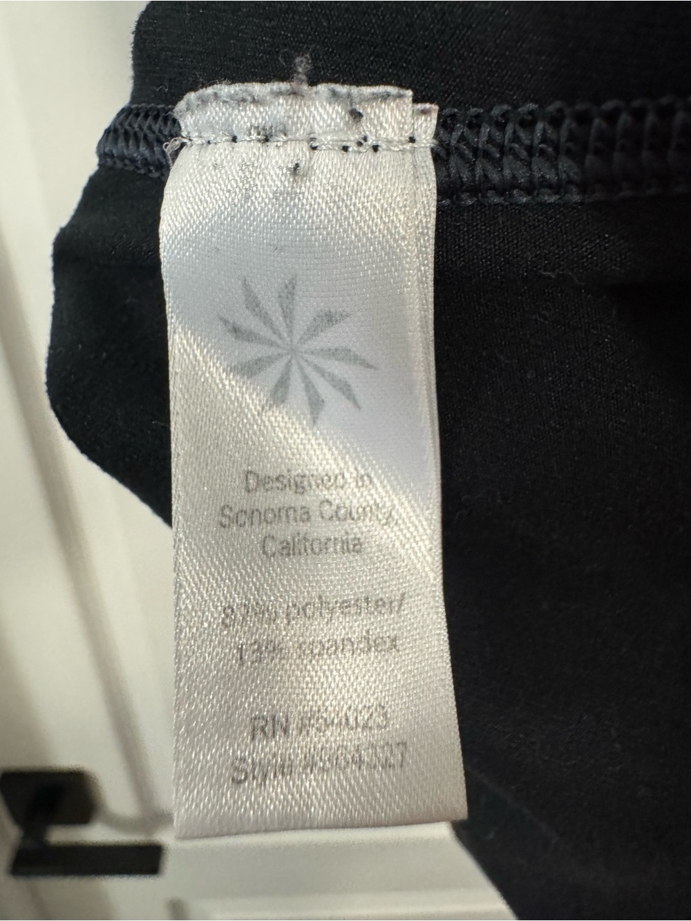 Athleta Black Scoop Neck Racerback Tank - Picture 6 of 7